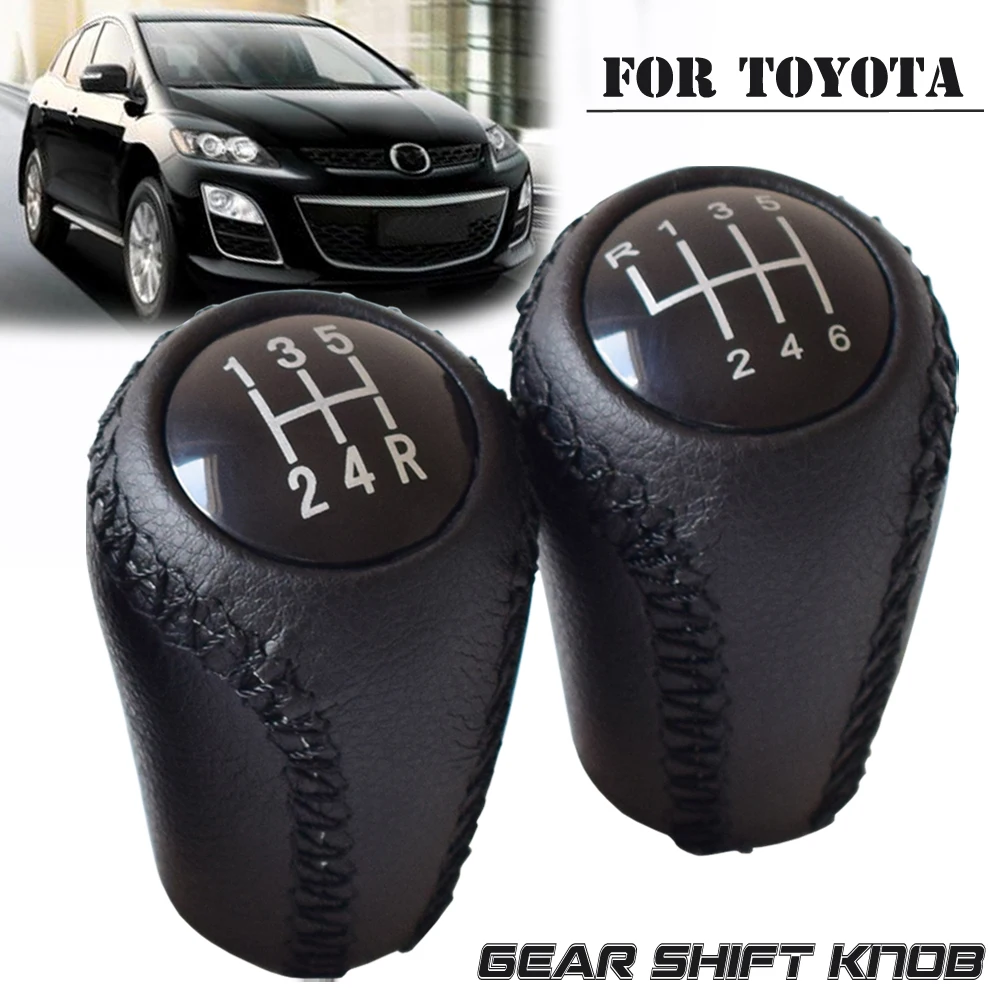 Кожаная ручка переключения передач Mnaual для MAZDA CX-7 ER/MX-5 NC III/MAZDA 6 II GH/MAZDA 5 CR CW/MAZDA 3 BK BL 3 5 6 Series