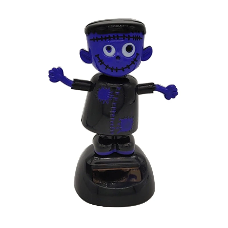 Bobbleheads Ornaments Skeleton Pumpkin Witch Ghost Desk Home Solar Powered | Автомобили и мотоциклы