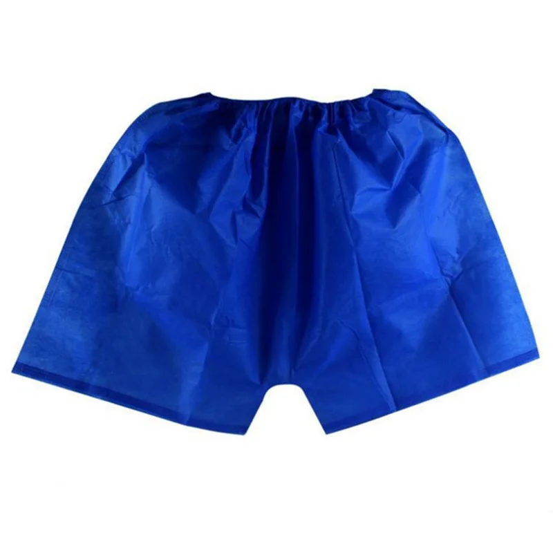 Blue 25 шт./лот, мужское нижнее белье, боксеры, нетканые боксеры, шорты, одноразовые шорты для сауны, нижнее белье для мужчин, массажные шорты для спа-туризма в отеле - Цвет: Blue