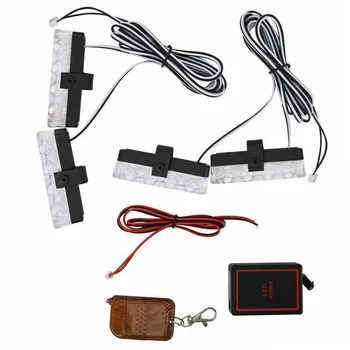 

Accessories LED Flash Light With Wireless Remote Set Motorcycles Strobe