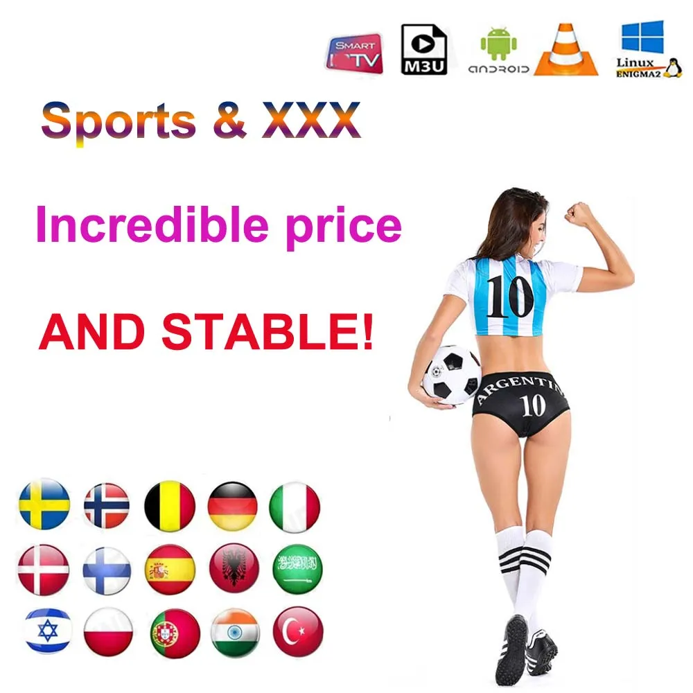 Sports XXX 1 Year iptv subscription 2 devices 3 devices 2 connect 3 connect Spain Italy m3u Smart TV Android Box|Set-top Boxes| - AliExpress