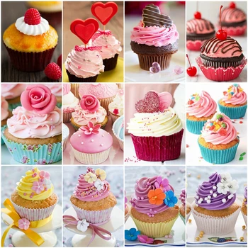 

HUACAN DIY Pictures By Number Food Kits Painting By Numbers Flower Drawing On Canvas Hand Painted Picture Cake Gift Home Decor