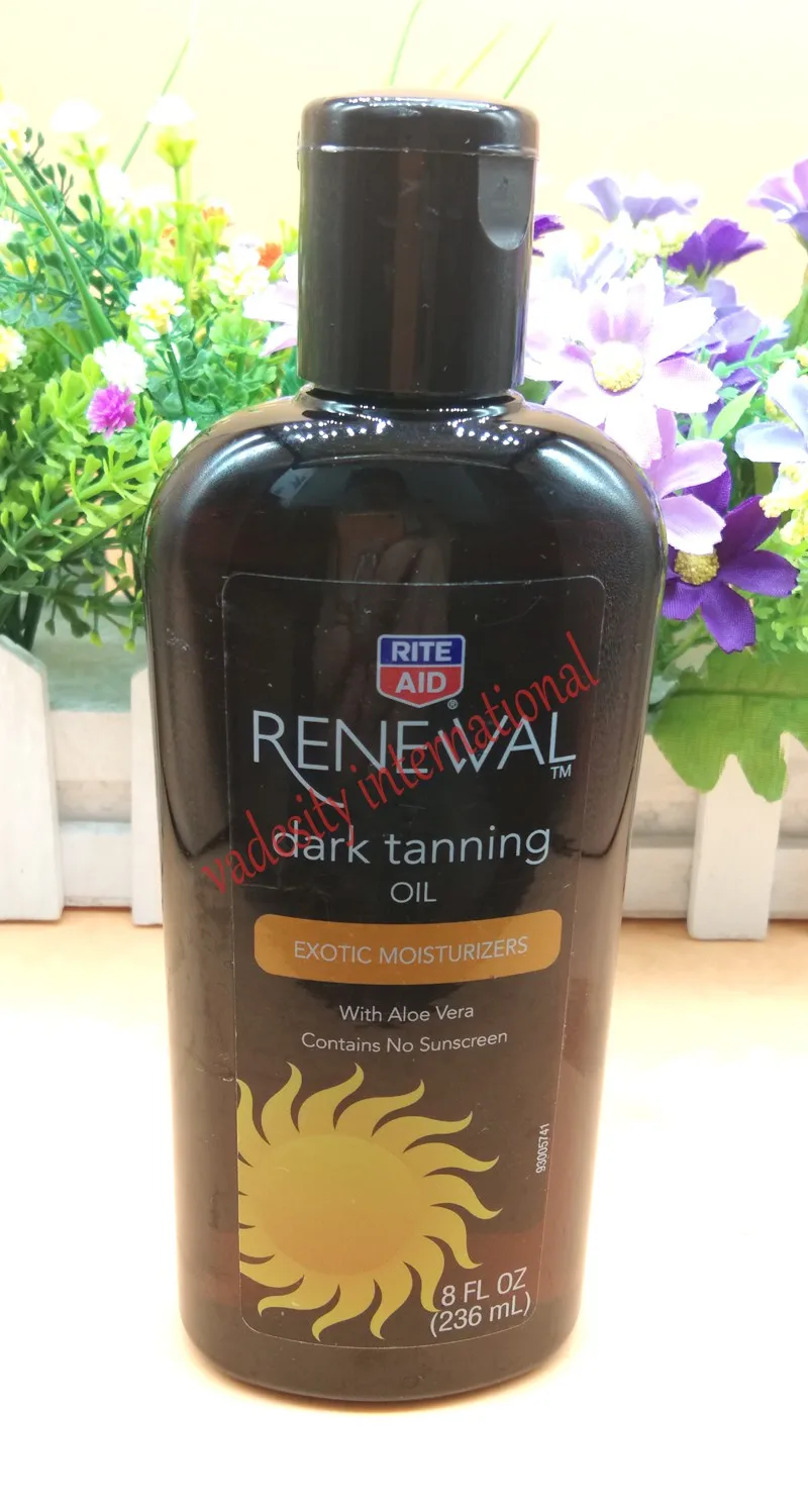 rite aid Renewal dark tanning oil with Aloe Vera 236ml |