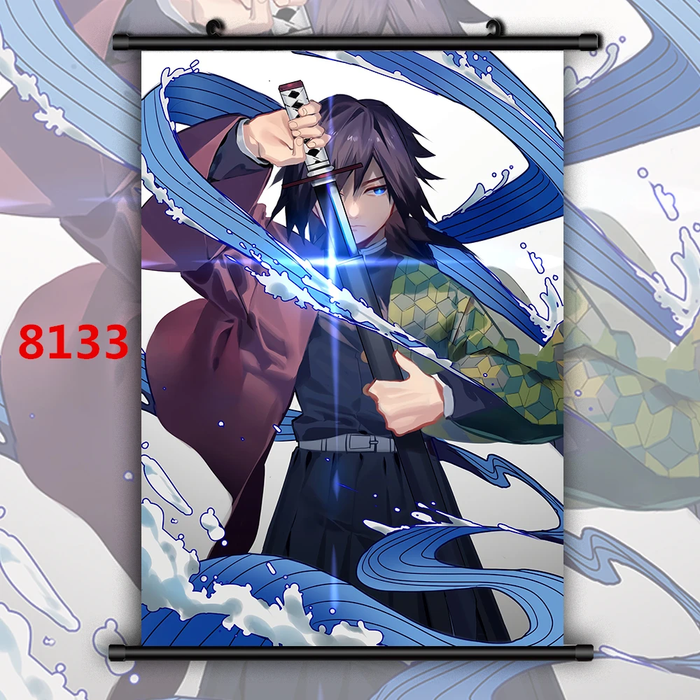 8133 Demon Slayer Kimetsu No Yaiba Аниме Манга плакат в рулоне - Цвет: 8133