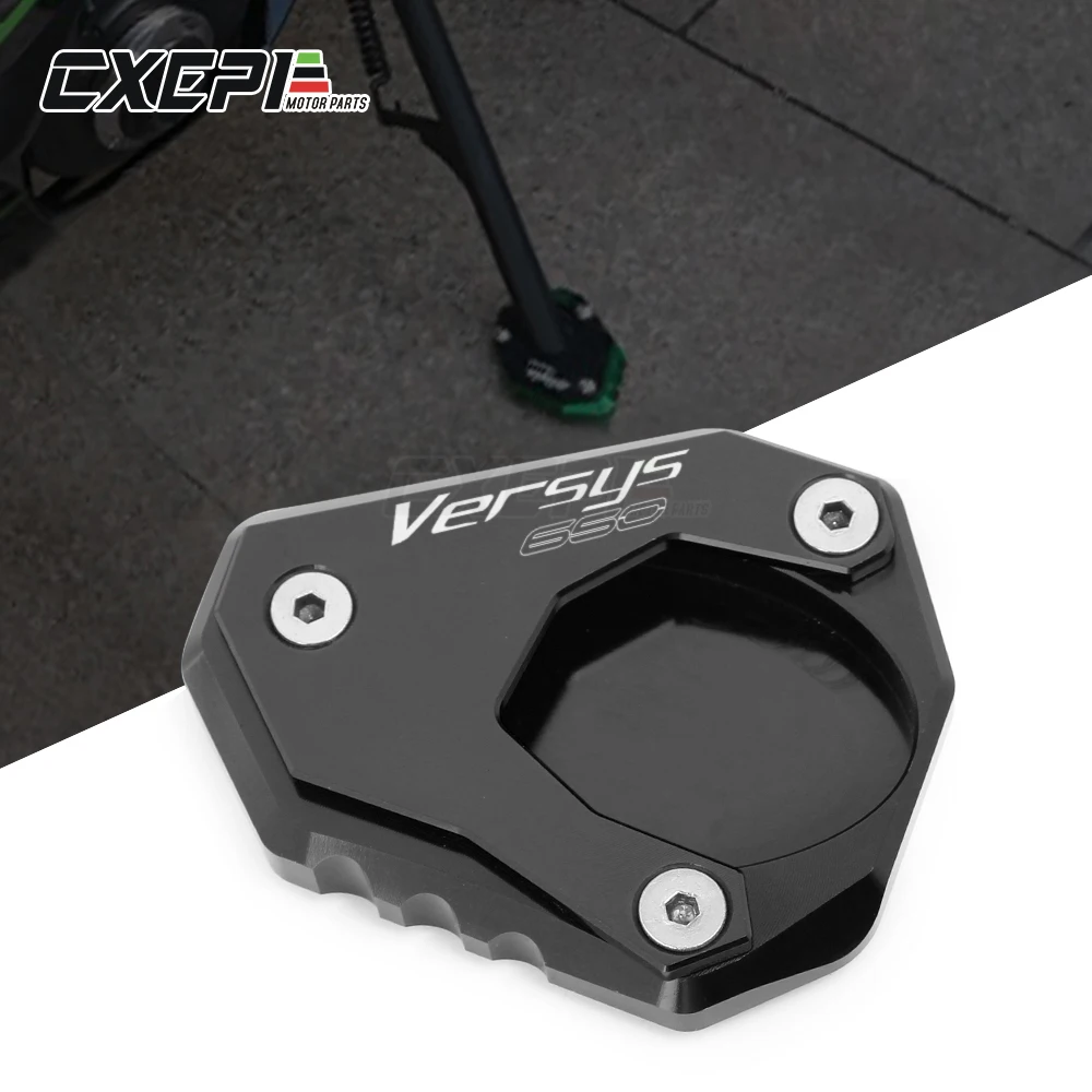 

Motorcycle Accessories Side Stand Enlarge Kickstand For KAWASAKI VERSYS650 VERSYS 650 2015-2019 2018 Sidestand Foot Enlarger