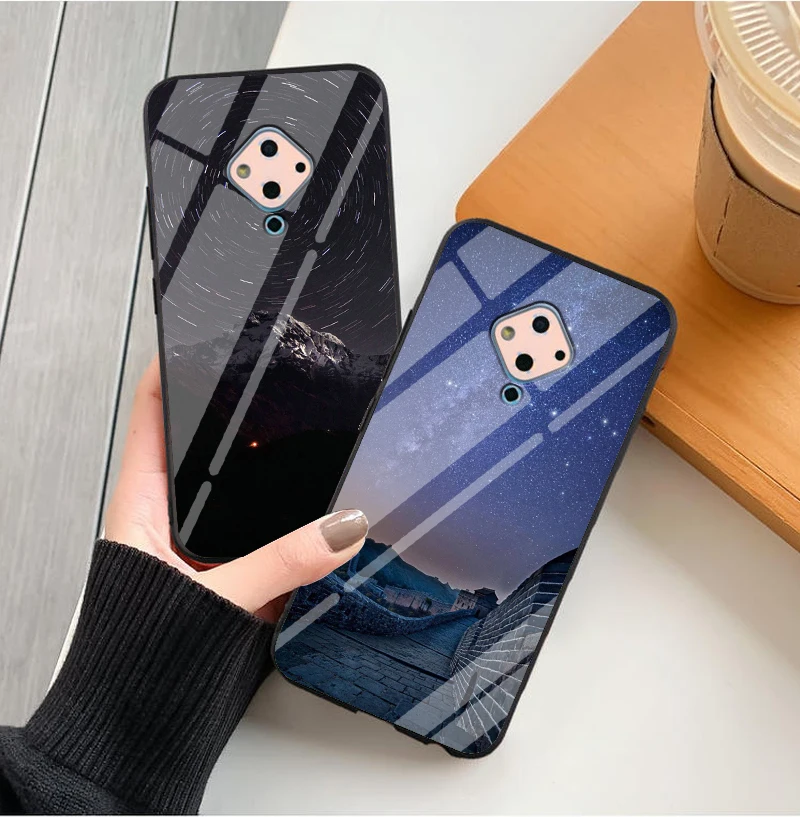 ДЛЯ Vivo V17 чехол из закаленного стекла жесткий чехол для телефона s для Vivo V17 силиконовый бампер Coque для Vivo V 17 V1945A 6,38''