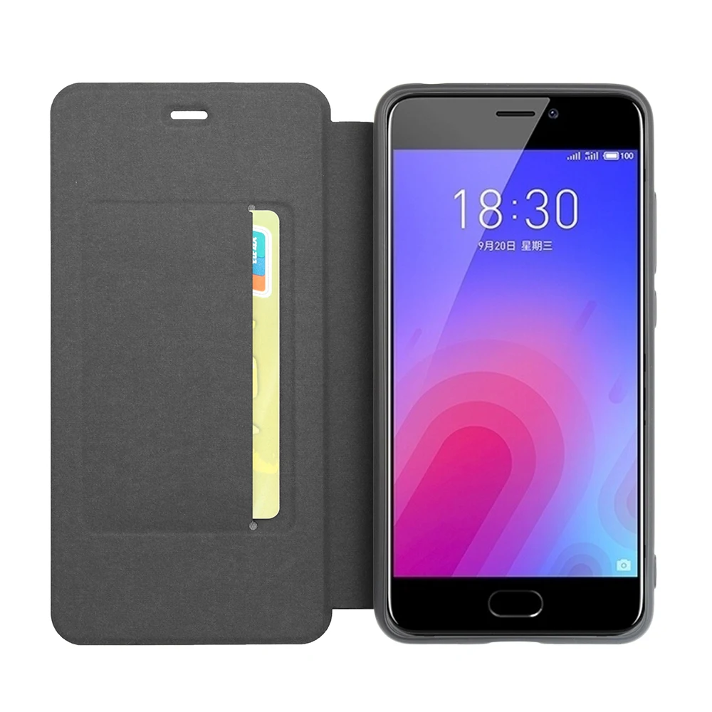 Флип чехол для Meizu Pro 6 Телефон чехол для Meizu Pro 6 Plus M6 M6s кожаный чехол слот для карт Meilan 6 S6 Fundas Shell Кожаный силикон
