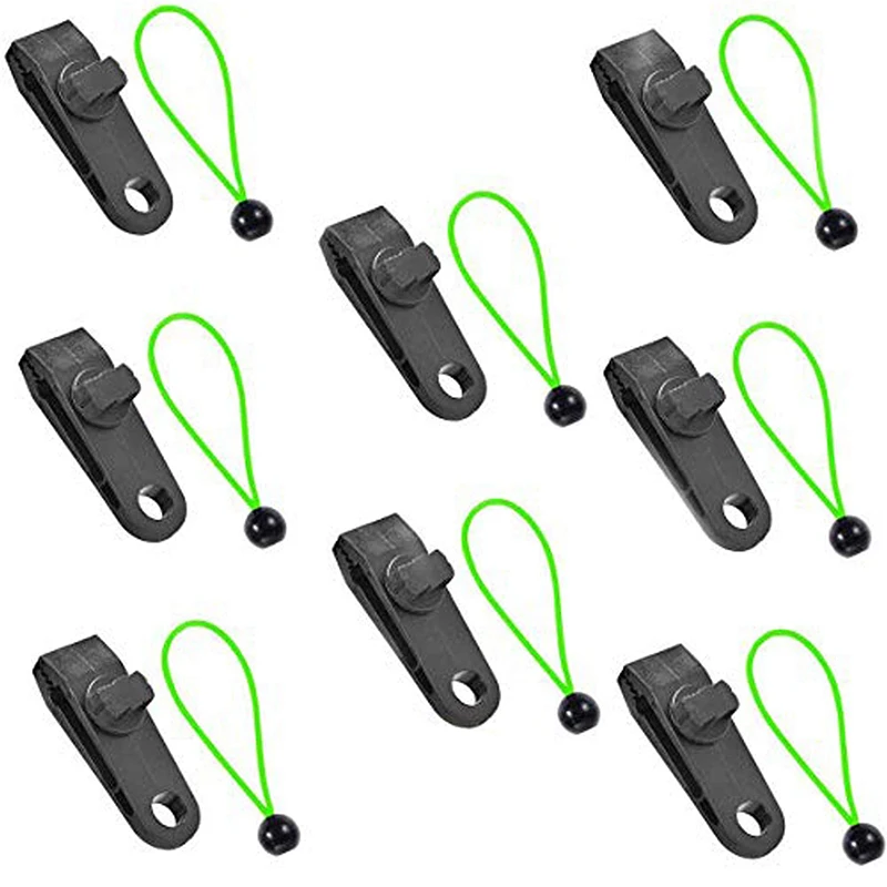 

16 PCS Tarp Canvas Clips Heavy Duty Lock Grip Thumb Screw Tent Clamp Clips for Tarps, Awnings, Outdoor Camping