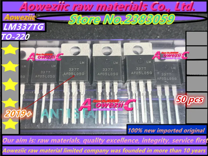 Aoweziic 2019 + 50 шт. 100% новый импортный оригинальный LM337TG LM337TU LM337 LM337T TO 220 Регулируемый