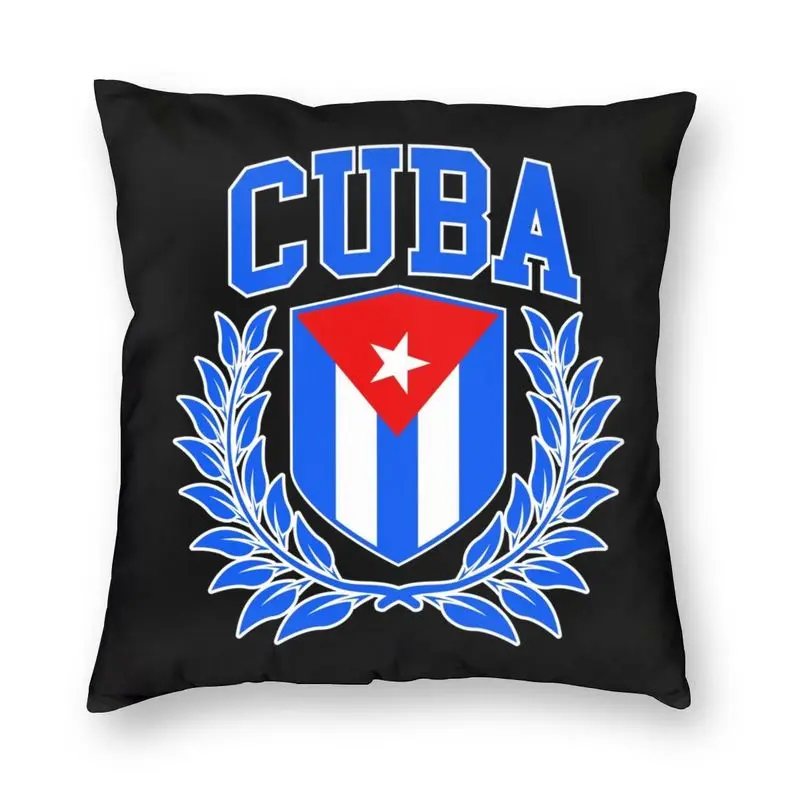 

Vibrant Cuban Coat Of Arms Pillow Cover Home Decor 3D Double-sided Printing Cuba Flag Cushion Cover for Sofa