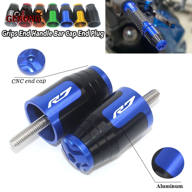 Per Yamaha Yzf-R7 Yzf R7 Moto 7/8 "22Mm Manubrio Manubrio Manopole Estremità Tappo Universale Per Contrappeso Coperchio Del Cursore