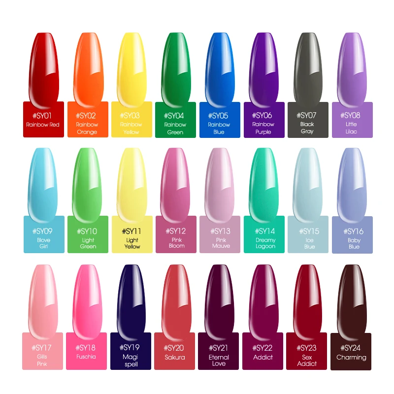SAVILAND 15g Color Poly Gel Finger Extension 30g Red Blue Yellow Poly Gel Nail Gel Camouflage Soak Off UV Hard Fast Builder Gel