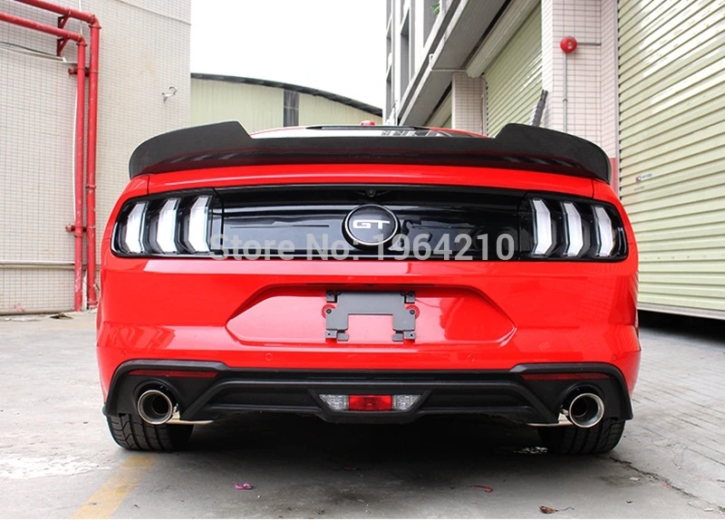 Для Ford Mustang углеродное волокно задний спойлер на крыше задний спойлер багажника крыло загрузки губы литья автомобиля Стайлинг