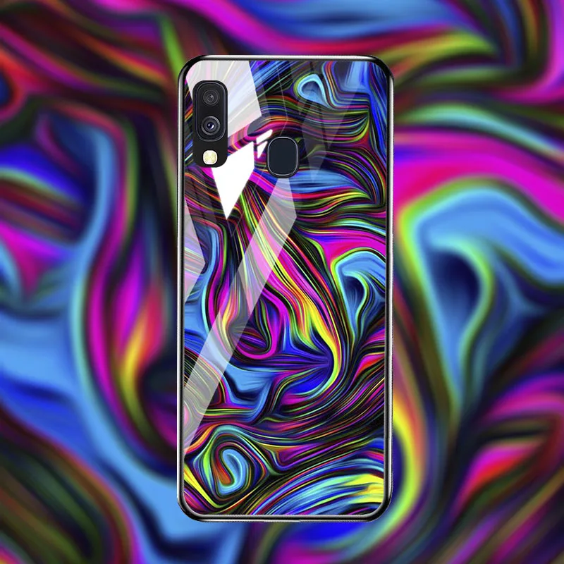 Закаленное Стекло чехол для телефона для samsung galaxy A20 A30 A40 A405F Стекло чехол для samsung A60 A70 M10 M20 M30 A7 крышка