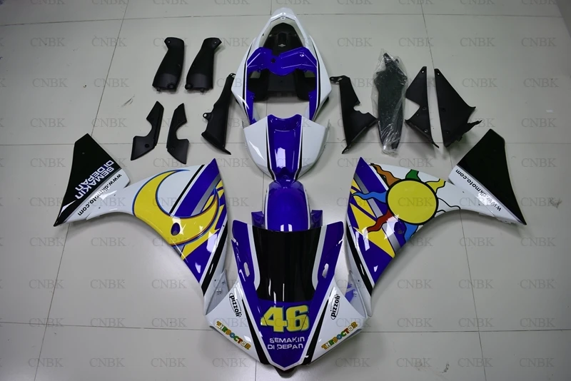 Обтекатели для YZFR1 2010 YZF1000 R1 Пластиковые обтекатели 10 11 YZF комплекты корпуса 2009 2011