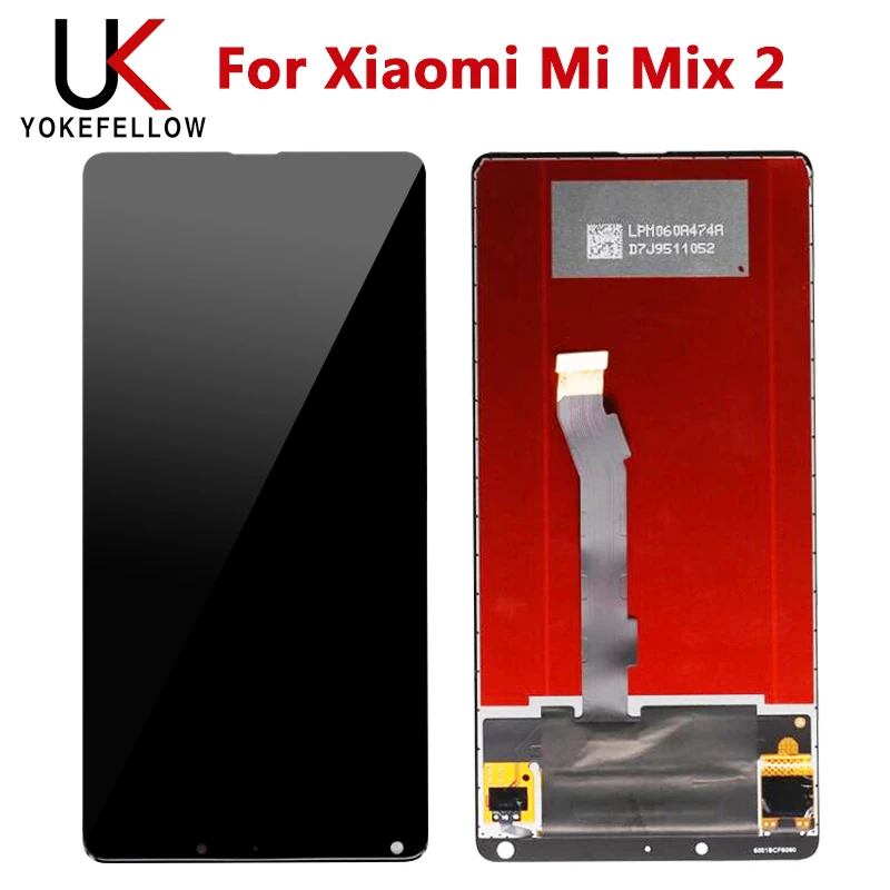 

Tested LCD Display For Xiaomi Mi Mix 2 Display with Touch Screen LCD Digitizer for Xiaomi Mi Mix 2 Display Pantalla Screen