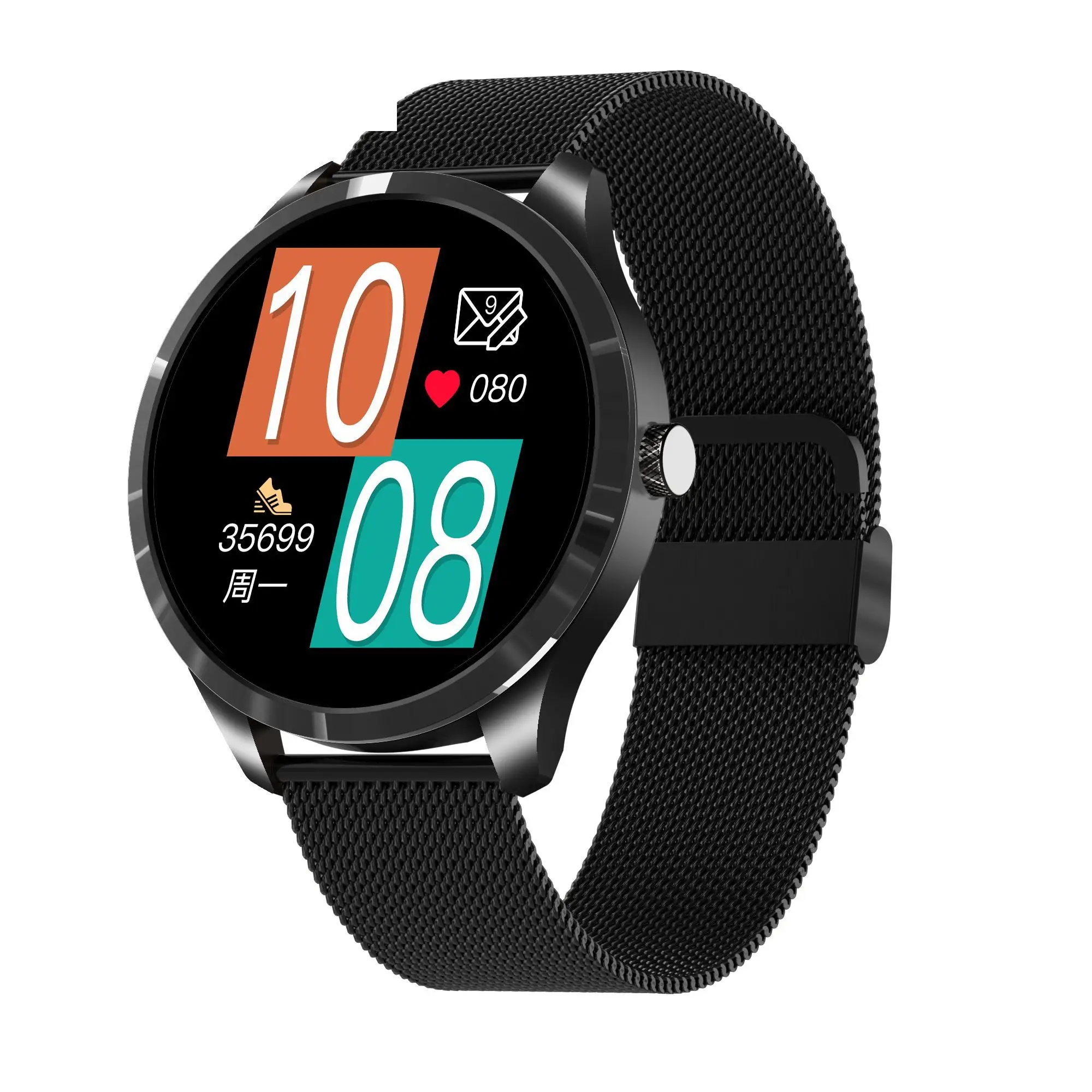 

2023 Latest Q9L Smart Watch 1.28inch Touch Screen Fitness Activity Trackers Support Blood Pressure Heart Rate Sleep Detection