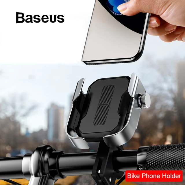 US $12.99 Baseus Motorcycle Phone Holder Support Moto Bicycle Rear View Mirror Handlebar Stand Mount Scooter 