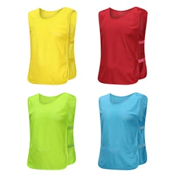 Summer Sleeveless Mesh Confrontation Uniforms Breathable Football Training Team Waistcoat Advertising Campaign Vests Clothes