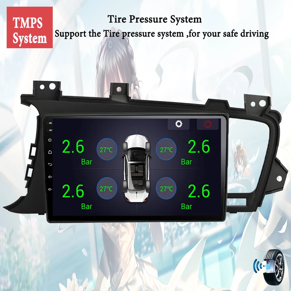 

9 "Android 13,0 автомобильный GPS-плеер для Kia K5 2011-2015 с IPS-экраном Восьмиядерный 8 ГБ ОЗУ 256 ГБ автомобильное радио мультимедийный навигатор 4G головное устройство