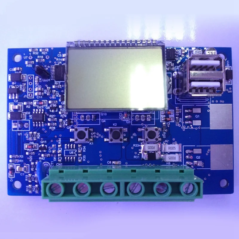 ABKT-Pwm Панели солнечные контроллер заряда 2X Usb Авто Батарея регулятор Зарядное устройство, ток: 10A