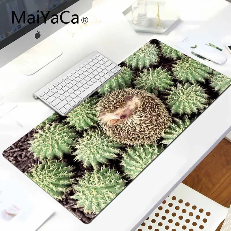 LockEdge 30X90cm MaiYaCa крутой Животный Ежик DIY дизайн игровой с узором коврик для мыши для ноутбука игровой коврик для мыши - Цвет: LockEdge 30X90cm
