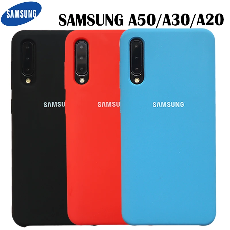 Чехол на самсунг а50 Чехол для samsung A50, жидкий силиконовый мягкий защитный чехол для задней панели samsung A50 A30 A20, чехол для Galaxy A50, противоударный чехол