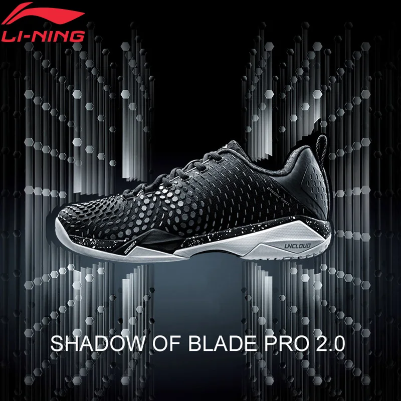 

Li-Ning Men SHADOW OF BLADE PRO 2.0 Badminton Shoes DYNAMIC SHELL BOUNSE+ LiNing CLOUD Sport Shoes Sneakers AYAN013 SJAS18