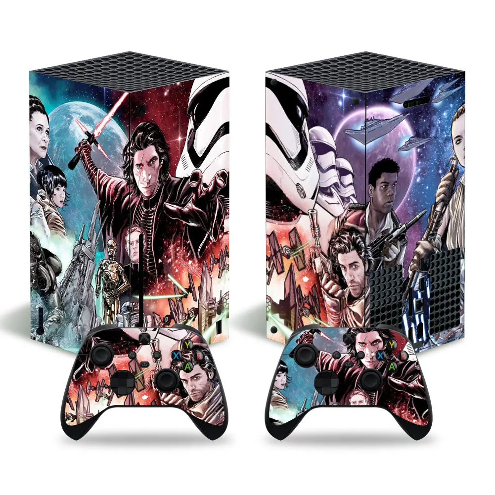 Star Wars Darth Vader Skin Sticker Decal Cover for Xbox Series X Console and 2 Controllers Xbox Series X Skin Sticker Vinyl 