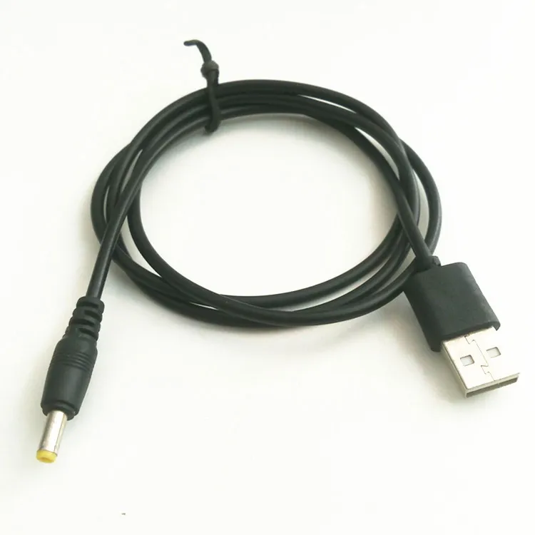 50 шт. USB штекер для DC 4,0*1,7 мм 4,0 мм/1,7 мм Мужской кабель для зарядного устройства USB Удлинительный кабель питания Jack 4,0x1,7 мм