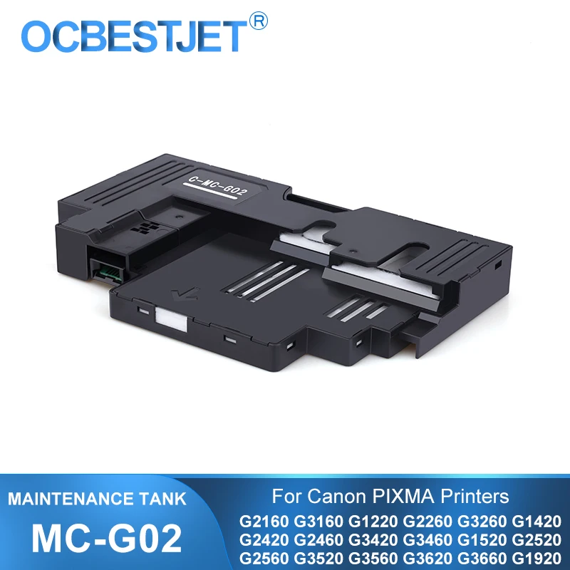 Cartucho de mantenimiento MC-G02 MC G02 MCG02, para Canon G2160 G3160 G1220  G2260 G3260 G3360 G1420 G2420 G2460 G3420 G3460 G3620, tanque - AliExpress  Ordenadores y oficina