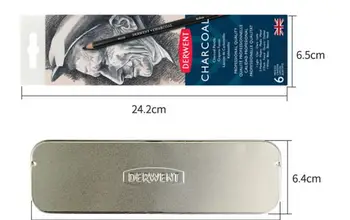 

6pc/set Charcoal Sketch Pencil lapis de cor Charcoal Pen Student Art Sketch Painting Supply derwent Draw graphic pencil 0700838