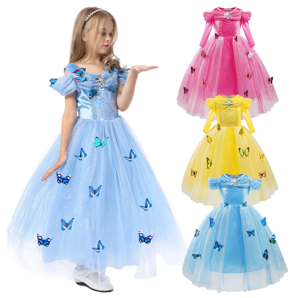 Карнавальный Костюм Золушки для девочек на Хэллоуин |