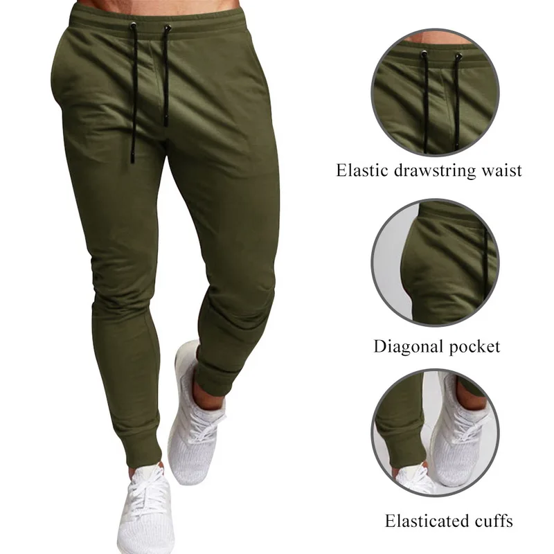 

Autumn Winter Brand Joggers Gyms Sweatpants Men Joggers Trousers Sporting Clothing The High Quality Bodybuilding Pants