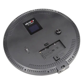 

VILTROX VL-500T 9 Inch Circular LED Video Light 3300K-5600K CRI 95+ Max. Power 25W for Portrait Children Macro Life Photography