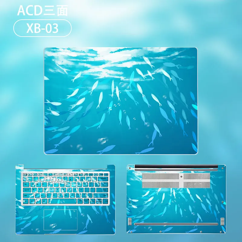 Цветная наклейка для ноутбука s для Xiaomi notebook Pro 15,6 для ноутбука Xiaomi Air 12 13 RedmiBook 14 наклейка на компьютер