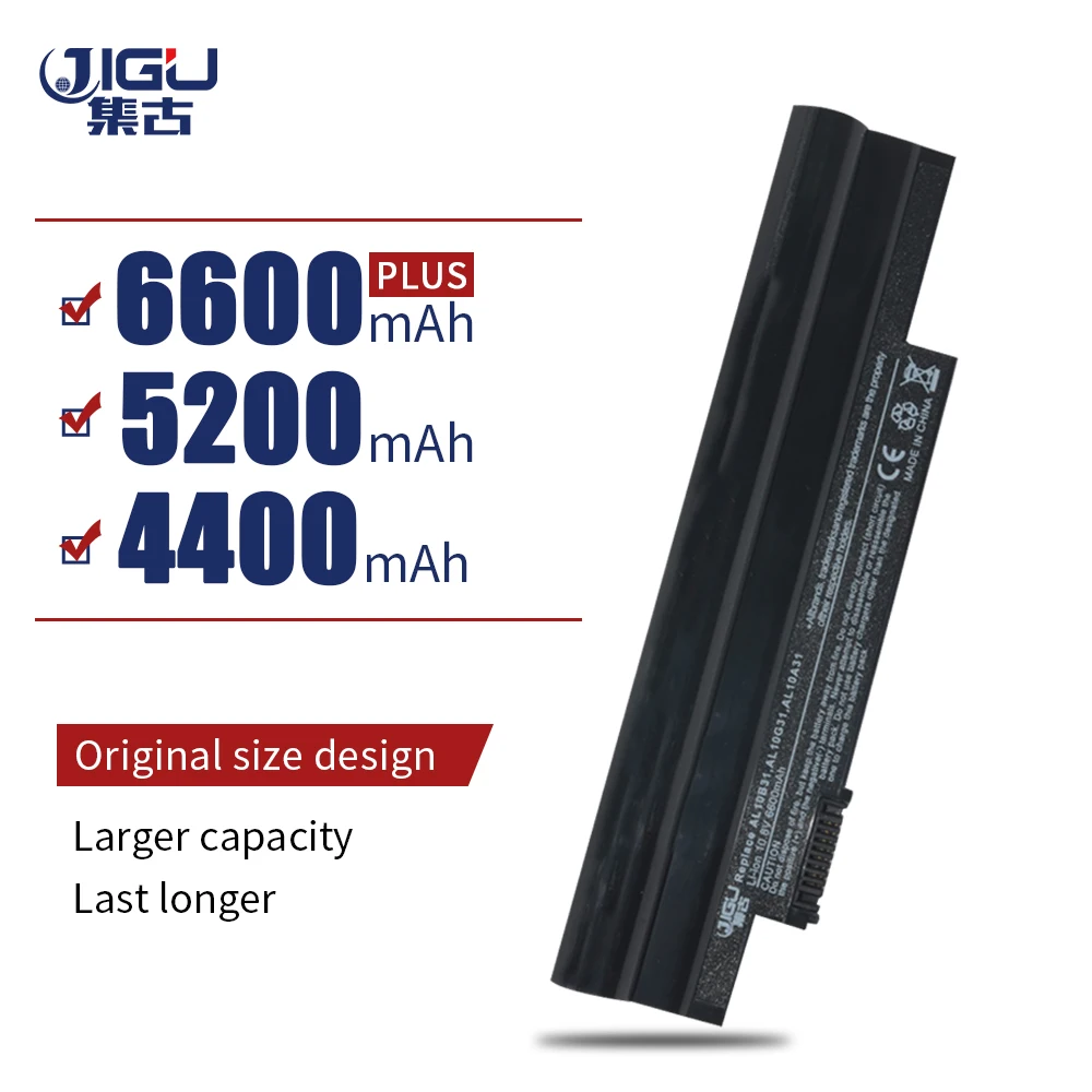 Аккумулятор JIGU для ноутбука Acer Aspire One 522 D255 722 AOD255 AOD260 D257 D257E D260 D270 E100 AL10A31 AL10B31