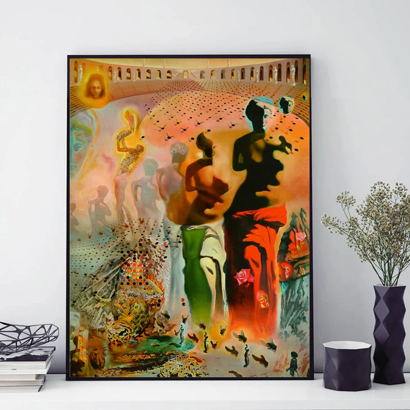 

The Hallucinogenic Toreador By Salvadoer Dalie Canvas Painting Print Living Room Home Decor Modern Wall Art Oil Painting Poster