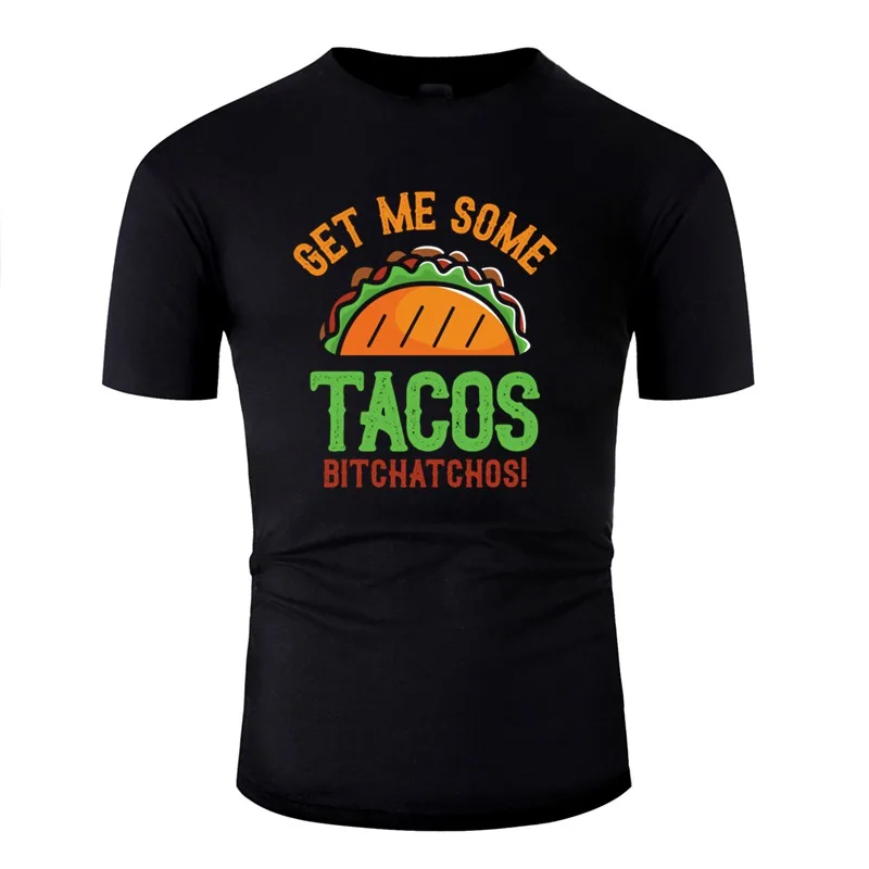 Мужская футболка с принтом Bring Me Some Tacos Gift fуд Love Fiesta мужские футболки для фитнеса
