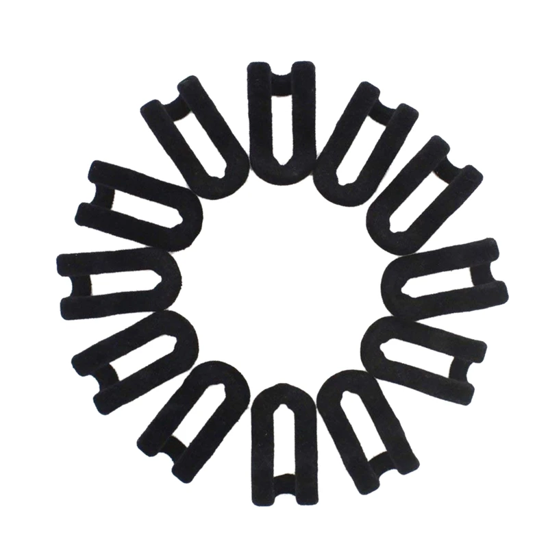 

New 50 Pcs Mini Cascading Hanger Hooks Connector for Stack Clothes and Make Your Closet Space-Saving,Black
