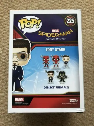 Funko pop Marvel Мстители Человек-паук Железный человек Тони Старк 225# персонаж фильма модель игрушки