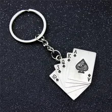 Творческий брелок крутой металлический покерный брелок кулон рекламные сувениры сувенир брелок для ключей