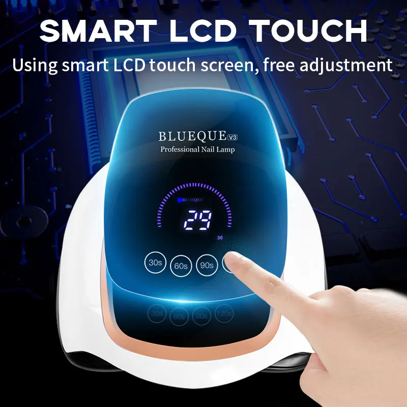 

DIY Professional Fast LED Nail Dryer For Gel Nail Polish Lamp With LCD Display Touch Sensor UV LED Lamp Nail Dryers For Manicure