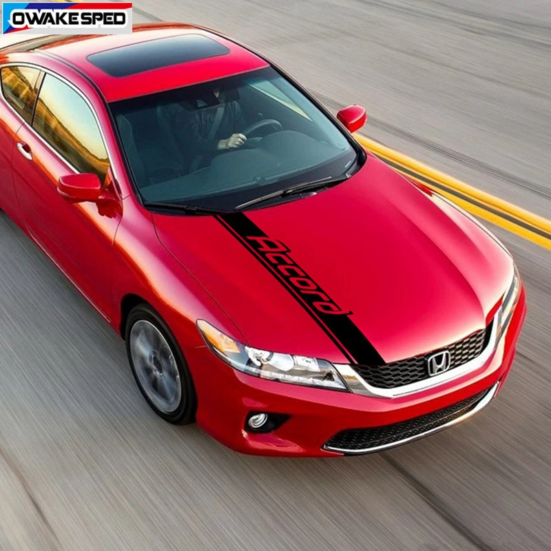 Наклейка на капот для Honda-Accord купе PHEV Type S TOURING Декоративная Виниловая наклейка в