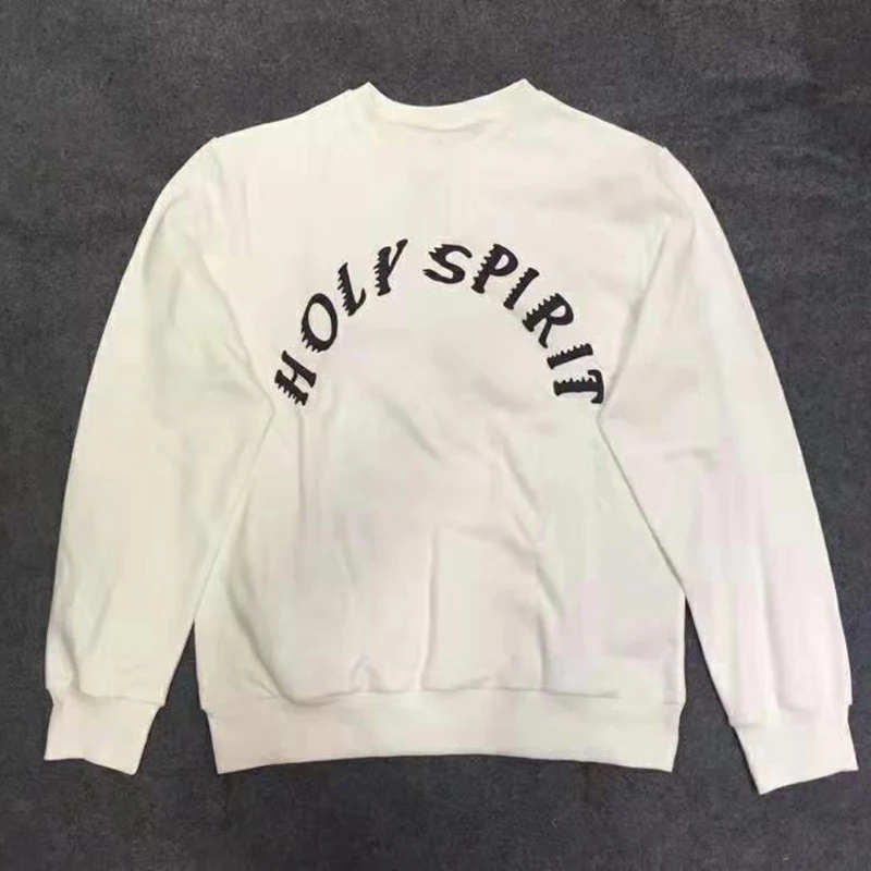KANYE WEST CPFM Толстовка для мужчин и женщин SUNDAY SERVICE HOLY SPIRIT Tie Dye толстовка с вырезом лодочкой и капюшоном