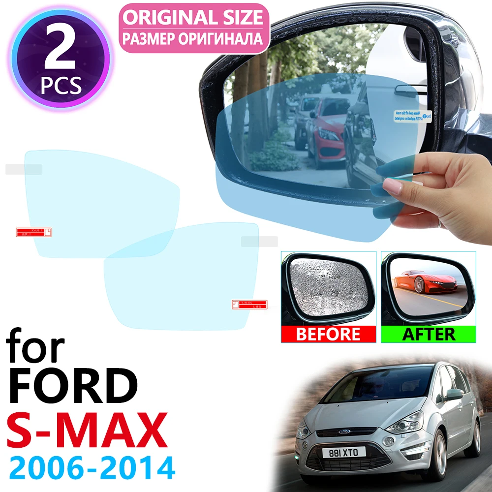 Для Ford S-Max MK1 Smax S max мы собрали воедино 2006~ Полное покрытие Зеркало заднего вида непромокаемые Анти-противотуманная пленка аксессуары 2007 2008 2009 2010 2011