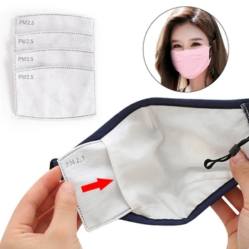 

20-50Pcs PM2.5 Filter Activated Carbon Filter For Mask Anti-fog Dust-proof Anti Flu Face Mouth Masks Health Care For Men Women