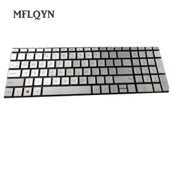 Серебристая клавиатура с подсветкой для ноутбуков hp ENVY x360 15-cn 15t-cn 15m-cn 15-cn0019tx