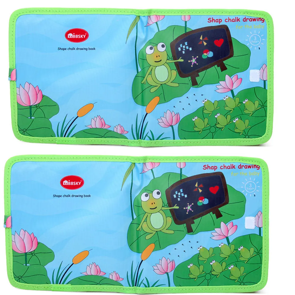 1 шт. портативный графический планшет мелок каракули доска книга фрукты овощи