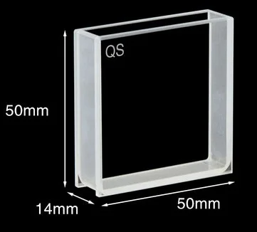 Special cuvette for color difference meter quartz material UV penetration and fusion high temperature resistance acid al | Обустройство